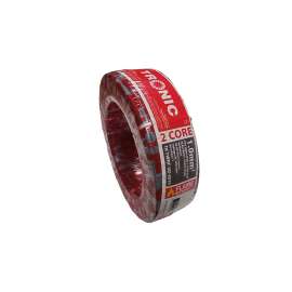 Buy Tronic  TK TWNF-SD-0010 2 core 1.0mm PVC Insulated Flat Electrical Cable Solid in [storefront]