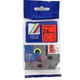 Buy Brother TZ2-451 24mm Black on Red Compatible Label Tape in [storefront]