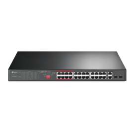 Buy TP-Link TL-SL1226P 24Port Ethernet + 2-Port Gigabit Unmanaged PoE+ Switch in [storefront]