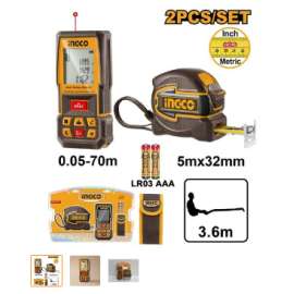 Buy Ingco HLDD241201 Laser distance detector combo kit in [storefront]