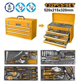 Buy Ingco HTCS221321 132 PCS Toolchest Set in [storefront]