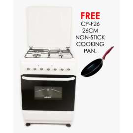 Buy Armco GC-F6631FX(W)  3Gas 1Electric 60X60 Oven and Grill Cooker in [storefront]