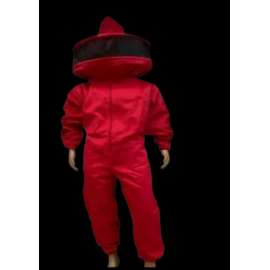 Buy Red Cotton Bee Suit in [storefront]