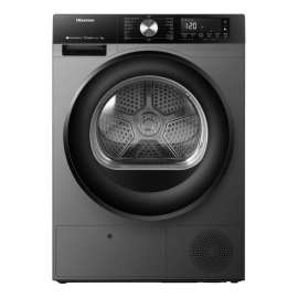 Buy Hisense DH3S902BT Inverter Heat Pump 9KG Grey Dryer in [storefront]