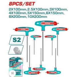 Buy Total  THHW80816 8 Pcs T-handle hex wrench set in [storefront]