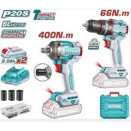 Buy Total TCKLI20275 Cordless 2 pcs combo kit in [storefront]