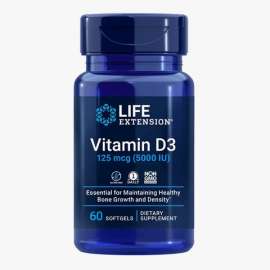 Buy Life Extension Vitamin D3 5000IU 60Softgels Supplement in [storefront]