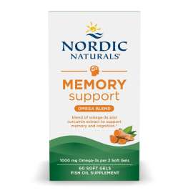 Buy Nordic Naturals Memory Support 1000mg Omega Blend 60Softgels Supplement in [storefront]