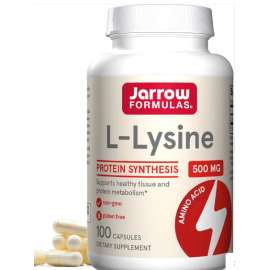 Buy Jarrow L-Lysine 500mg 100Capsules Supplement in [storefront]