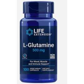 Buy Life Extension L-Glutamine 500mg Capsules in [storefront]