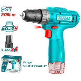 Buy Total TDLI12428 12V 20Nm Lithium-Ion cordless drill in [storefront]