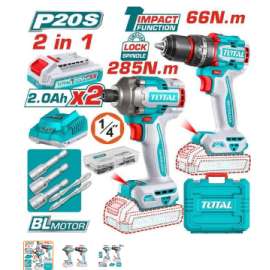Buy Total TCKLI20277 Cordless 2 pcs combo kit in [storefront]