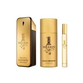 Buy Paco Rabanne One Million Edt Three Piece Men Perfume Gift Set in [storefront]