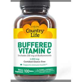 Buy Country Life 1000mg Buffered 100 Vitamin C Tablets Supplement in [storefront]