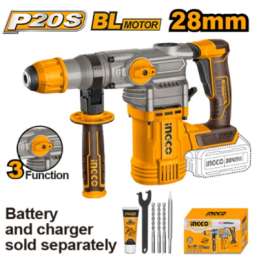 Buy Ingco CRHLI20288 20V Cordless LI-ION Rotary Hammer in [storefront]