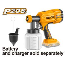 Buy Ingco CSGLI2001 LI-ION 20V Cordless  Spray Gun in [storefront]