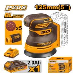 Buy Ingco CROSLI20021 20V LI-ION Random Orbit Sander in [storefront]