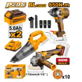Buy Ingco COSLI240789 Cordless 3 PCS Combo Kit in [storefront]