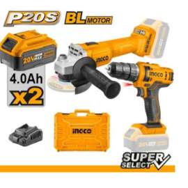 Buy Ingco CKLI20157 20V LI-ION Cordless 2PCS Comb Kit in [storefront]