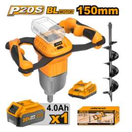Buy Ingco CEALI208011 20V Cordless LI-ION Earth Auger in [storefront]