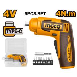 Buy Ingco CSDLI0458 Li-ION Cordless Screw Driver in [storefront]