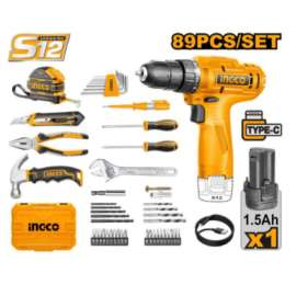Buy Ingco HKTHP10891 12V 89 PCS Tool Set in [storefront]