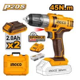 Buy Ingco CDLI200528 20V 50Nm LI-ION Cordless Brushless Drill in [storefront]