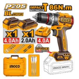 Buy Ingco CIDLI20868 86NM Brushless Cordless Impact Drill in [storefront]
