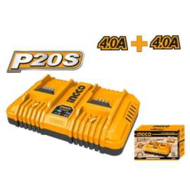 Buy Ingco FCLI2082 20V LI-ION 2-Port Battery Charger in [storefront]