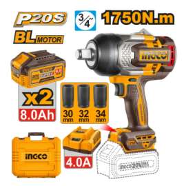 Buy Ingco CIWLI20175 20V Cordless Impact Wrench in [storefront]