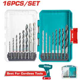 Buy Total TACSDL11601 16PCS Metal, Concrete and wood drill bits set in [storefront]