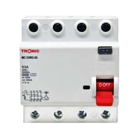 Buy Tronic MC CHRC-63-04-300 4 Pole Electromagnetic Residual Current Circuit Breaker in [storefront]