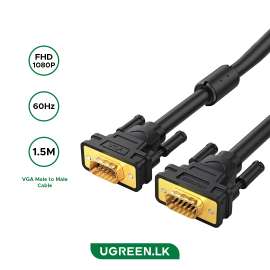 Buy UGREEN VG101 Male to Male 1.5m VGA Cable in [storefront]