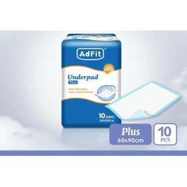 Buy Adfit Underpad Plus 60cm by 90cm 10Pack BedLiners in [storefront]