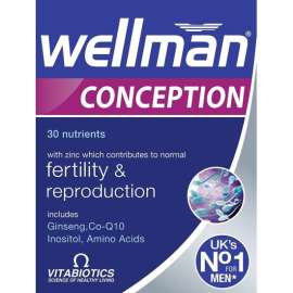 Buy Vitabiotics Wellman Conception 30 Tablets Supplement in [storefront]