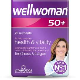 Buy Vitabiotics Wellwoman 50+ 30 Tablets Supplement in [storefront]