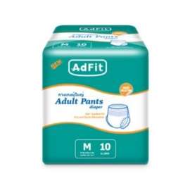 Buy Adfit Medium 10Pack Adult Pull Up Pant Diapers in [storefront]