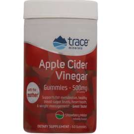 Buy Trace Minerals Apple Cider Vinegar Gummies 500mg Strawberry Melon 60 Capsule Supplement in [storefront]