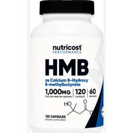 Buy Nutricost HMB Beta-Hydroxy Beta-Methylbutyrate 500mg 240 Capsules in [storefront]