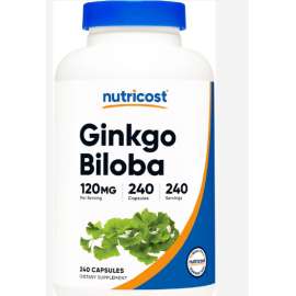 Buy Nutricost Ginkgo Biloba 120mg 240 Dietary Capsules in [storefront]
