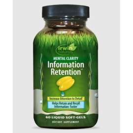 Buy Irwin Mental Clarity Information Retention 60 Softgel Supplement in [storefront]