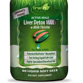 Buy Irwin Active Male Liver Detox Max3+Milk Thistle 60 Softgel in [storefront]