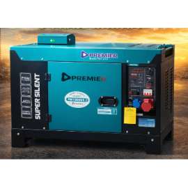 Buy Premier PM15000SE 15KVA 3-Phase Silent Diesel Generator with ATS in [storefront]