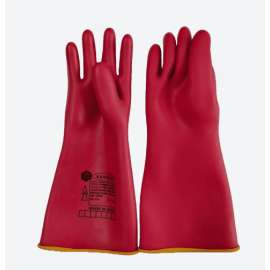 Buy Kavach  11000V electrical shock resistant rubber gloves in [storefront]