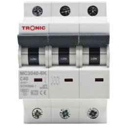 Buy Tronic MC 3040-6K 3 Pole Miniature Circuit Breaker in [storefront]