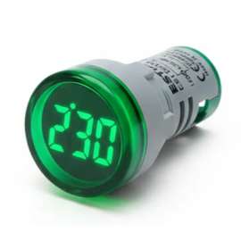Buy Tronic AC 50–500V Panel Mount Green Digital Voltage Indicator in [storefront]