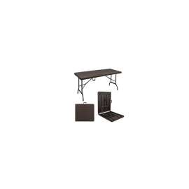Buy Weekender 1.5M Rectangular Outdoor browm Folding Table in [storefront]