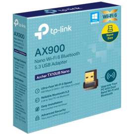 Buy TP-Link Archer TX10UB Nano AX900 Wi-Fi 6 & Bluetooth USB Adapter in [storefront]