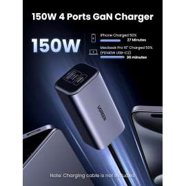 Buy UGREEN EC706 150W 4-Port GaN Fast Car Charger in [storefront]