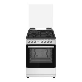Buy Von VCF663155NSY 3 Gas + 1 Electric Inox Grey Freestanding Cooker in [storefront]